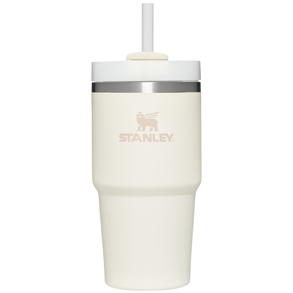Splash-Resistant FlowState The Quencher H2.0 Flowstate Tumbler D030T - FlowState 3-Position Lid Insulated Travel Mug - Cream