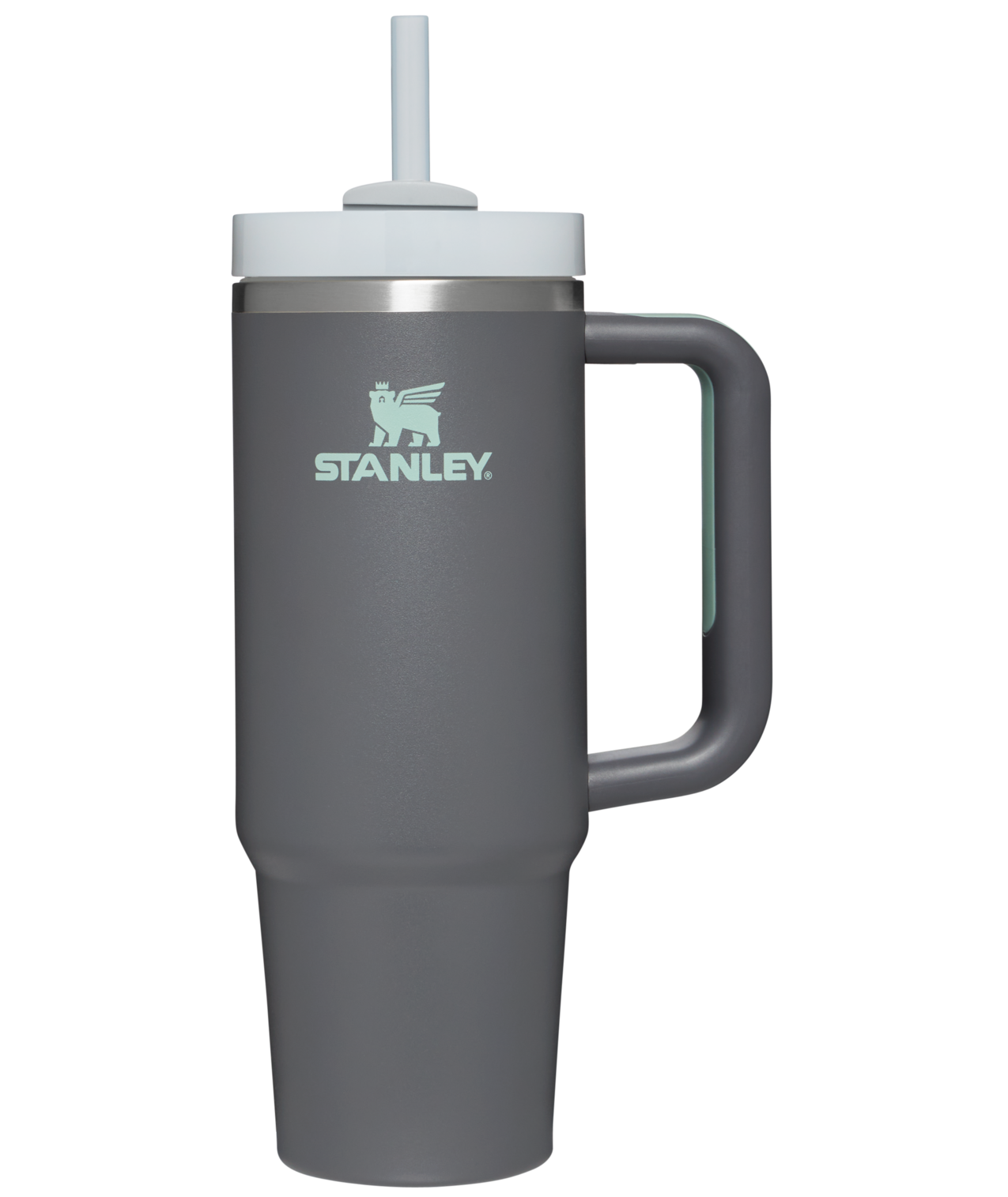 Splash-Resistant FlowState The Quencher H2.0 Flowstate Tumbler | Stanley Create D331C - 40oz Large Capacity Car-Cup Friendly Quencher Detail