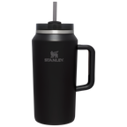 Car-Cup Friendly The Quencher H2.0 Flowstate Tumbler D033Q - 40oz Large Capacity Car-Cup Friendly Quencher - Black