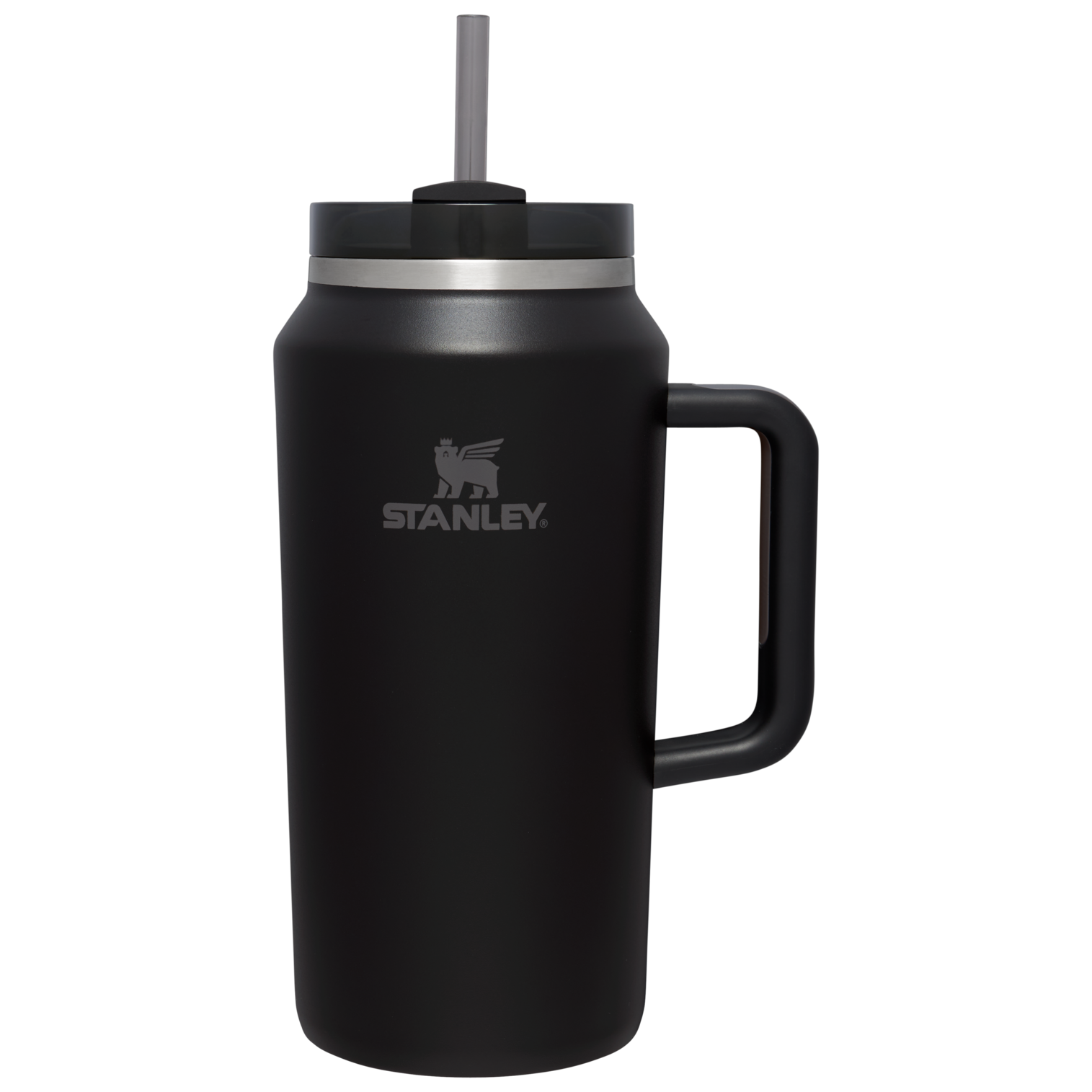 Car-Cup Friendly The Quencher H2.0 Flowstate Tumbler D033Q - 40oz Large Capacity Car-Cup Friendly Quencher - Black