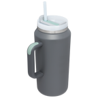 Splash-Resistant FlowState The Quencher H2.0 Flowstate Tumbler D365U - Double-Wall Vacuum Insulated Travel Tumbler with Straw Detail