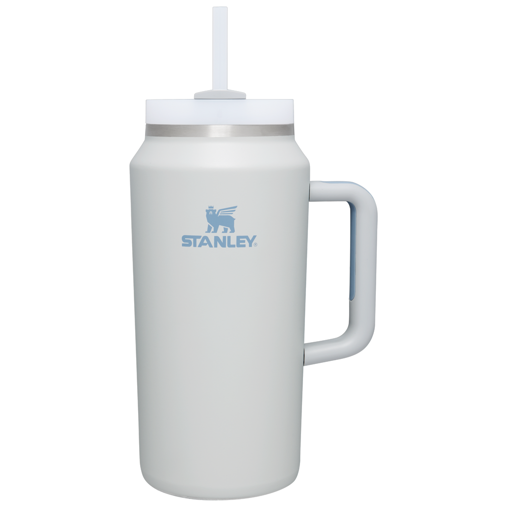 Splash-Resistant FlowState The Quencher H2.0 Flowstate Tumbler D365U - Double-Wall Vacuum Insulated Travel Tumbler with Straw Detail