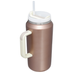 Splash-Resistant FlowState The Quencher H2.0 Flowstate Tumbler D365U - Double-Wall Vacuum Insulated Travel Tumbler with Straw Detail