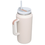 Splash-Resistant FlowState The Quencher H2.0 Flowstate Tumbler D365U - Double-Wall Vacuum Insulated Travel Tumbler with Straw Detail