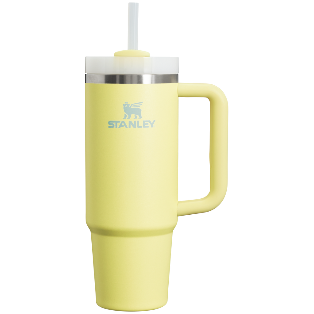 Splash-Resistant FlowState The Quencher H2.0 Flowstate Tumbler | Stanley Create D331C - 40oz Large Capacity Car-Cup Friendly Quencher Detail