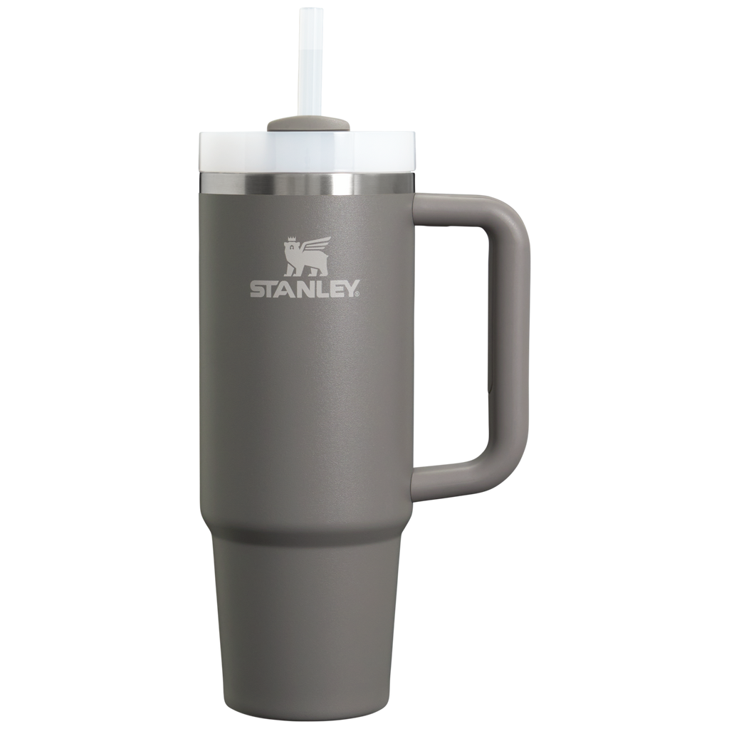 Double-Wall Vacuum The Quencher H2.0 Flowstate Tumbler D051L - 40oz Large Capacity Car-Cup Friendly Quencher - Stone