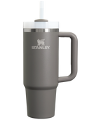 Splash-Resistant FlowState The Quencher H2.0 Flowstate Tumbler | Stanley Create D331C - 40oz Large Capacity Car-Cup Friendly Quencher - Stone