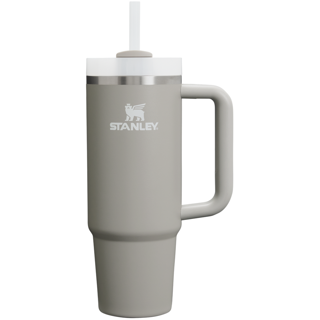 Double-Wall Vacuum The Quencher H2.0 Flowstate Tumbler D051L - 40oz Large Capacity Car-Cup Friendly Quencher - Ash