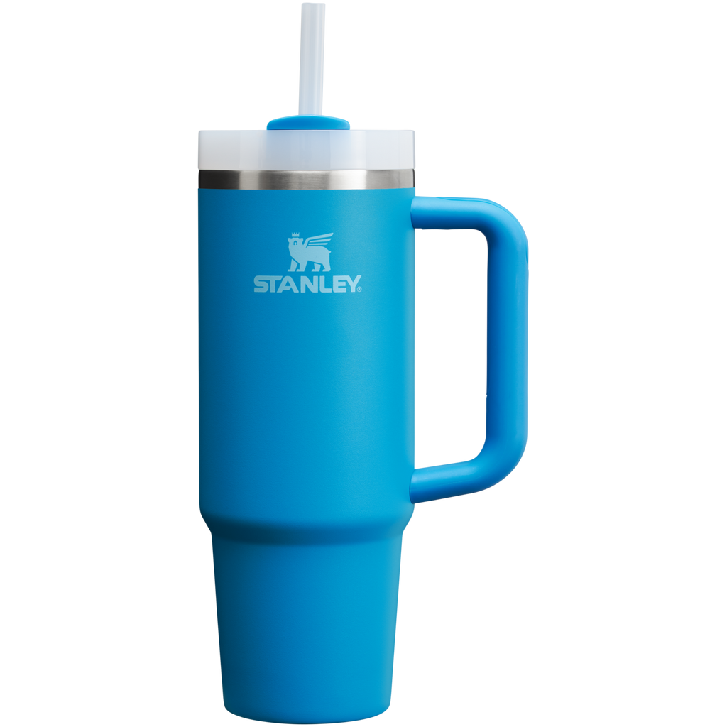 Splash-Resistant FlowState The Quencher H2.0 Flowstate Tumbler | Stanley Create D331C - 40oz Large Capacity Car-Cup Friendly Quencher Detail