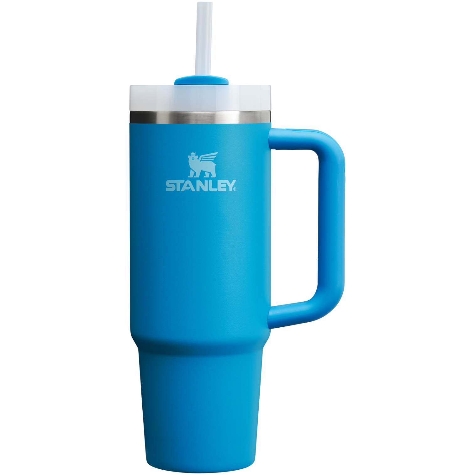 Splash-Resistant FlowState The Quencher H2.0 Flowstate Tumbler | Stanley Create D331C - 40oz Large Capacity Car-Cup Friendly Quencher Detail