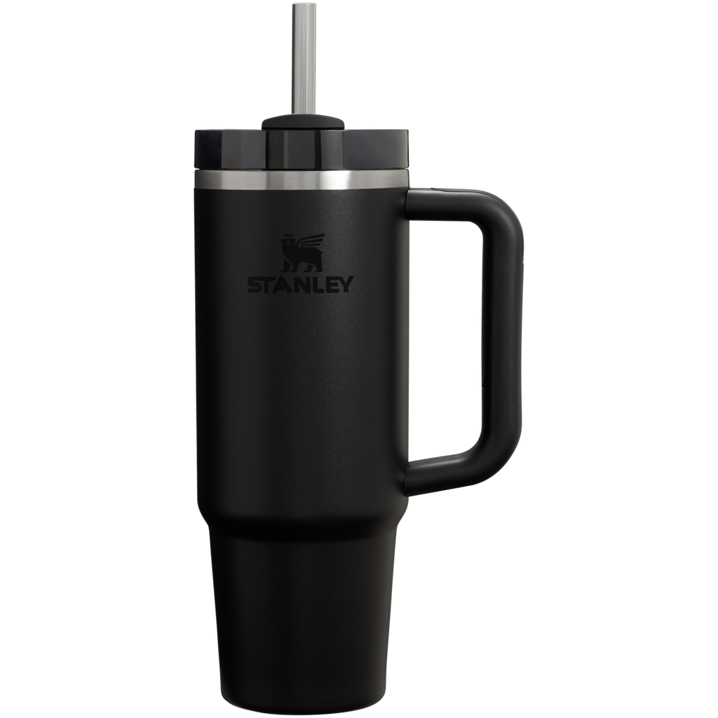 Double-Wall Vacuum The Quencher H2.0 Flowstate Tumbler D051L - 40oz Large Capacity Car-Cup Friendly Quencher - Black 2.0