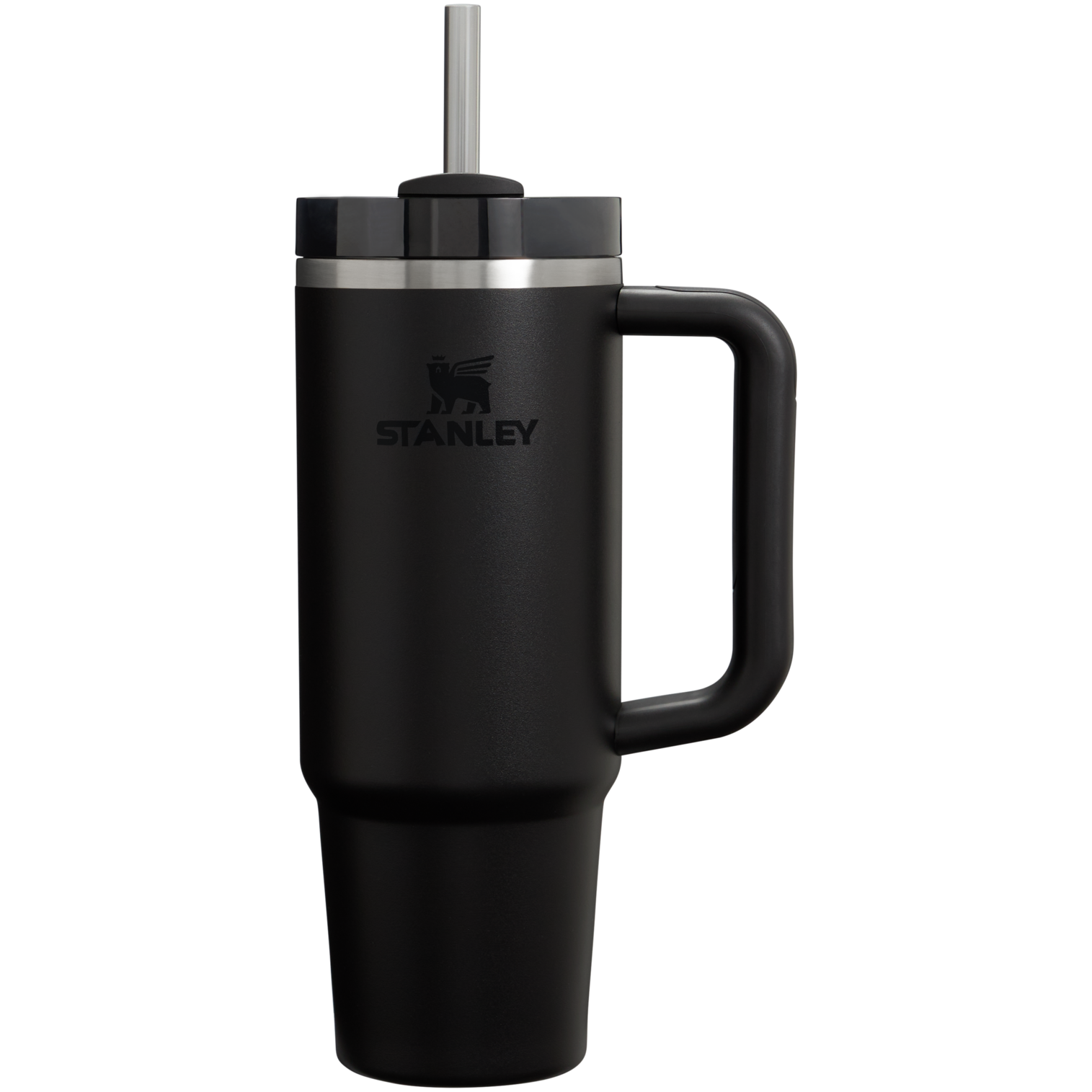 Double-Wall Vacuum The Quencher H2.0 Flowstate Tumbler D051L - 40oz Large Capacity Car-Cup Friendly Quencher - Black 2.0
