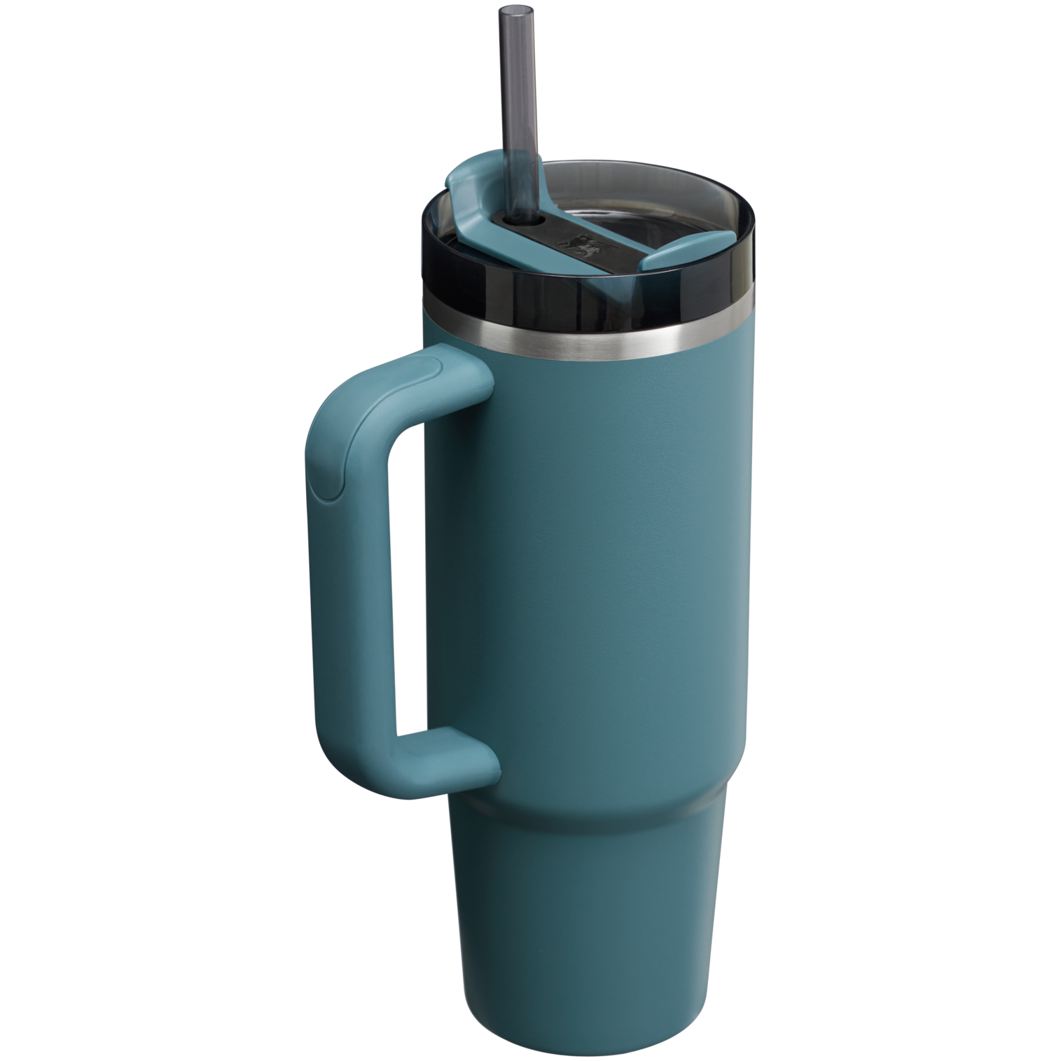 Splash-Resistant FlowState The Quencher H2.0 Flowstate Tumbler | Stanley Create D331C - 40oz Large Capacity Car-Cup Friendly Quencher Detail