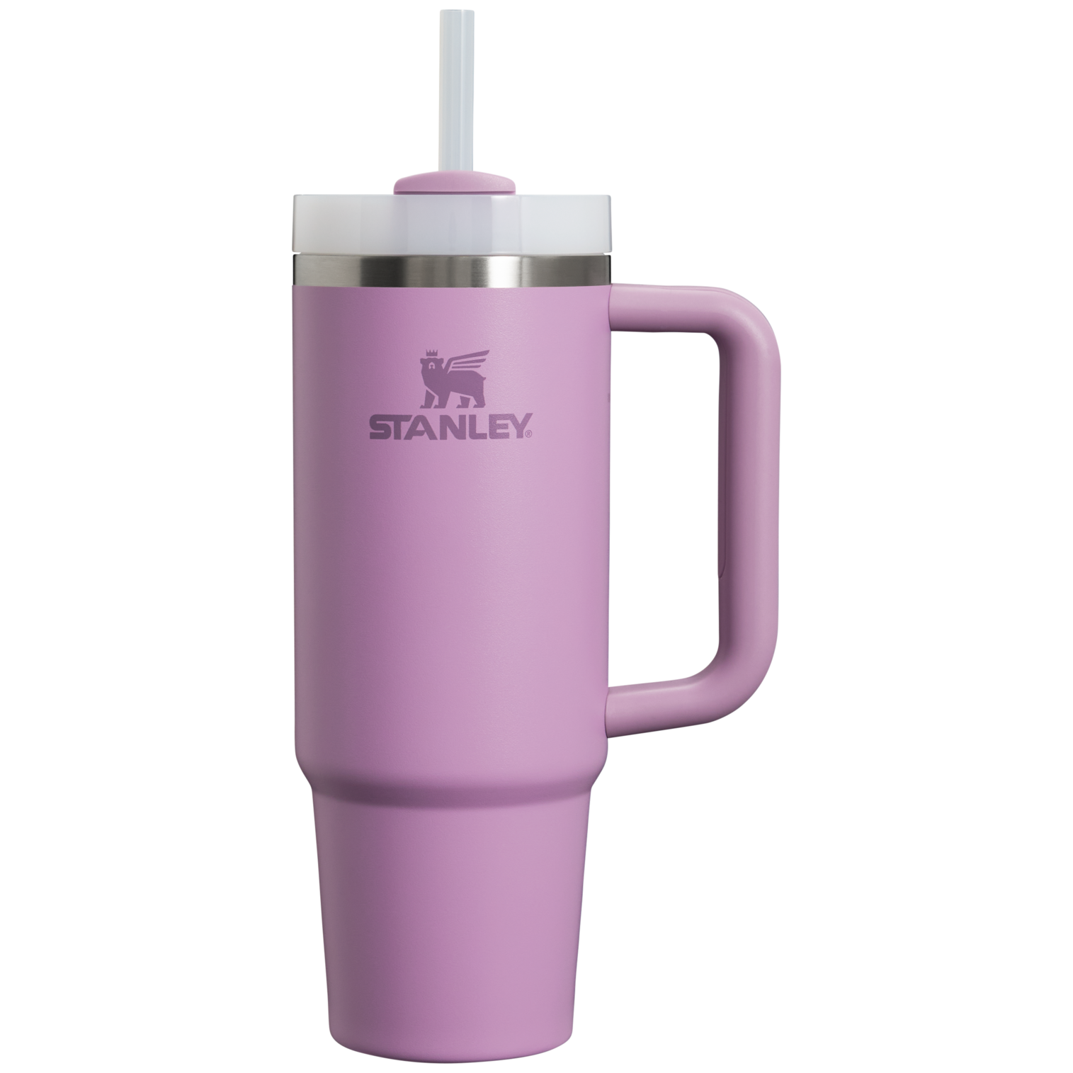 Splash-Resistant FlowState The Quencher H2.0 Flowstate Tumbler | Stanley Create D331C - 40oz Large Capacity Car-Cup Friendly Quencher Detail