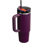 Splash-Resistant FlowState The Quencher H2.0 Flowstate Tumbler | Stanley Create D331C - 40oz Large Capacity Car-Cup Friendly Quencher Detail