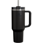 Insulated Travel The Quencher H2.0 Flowstate Tumbler D050X - 40oz Large Capacity Car-Cup Friendly Quencher - Black 2.0