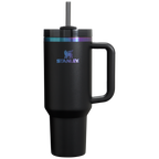 Car-Cup Friendly The Black Chroma Quencher H2.0 Flowstate Tumbler D252B - Double-Wall Vacuum Insulated Travel Tumbler with Straw - Default Title