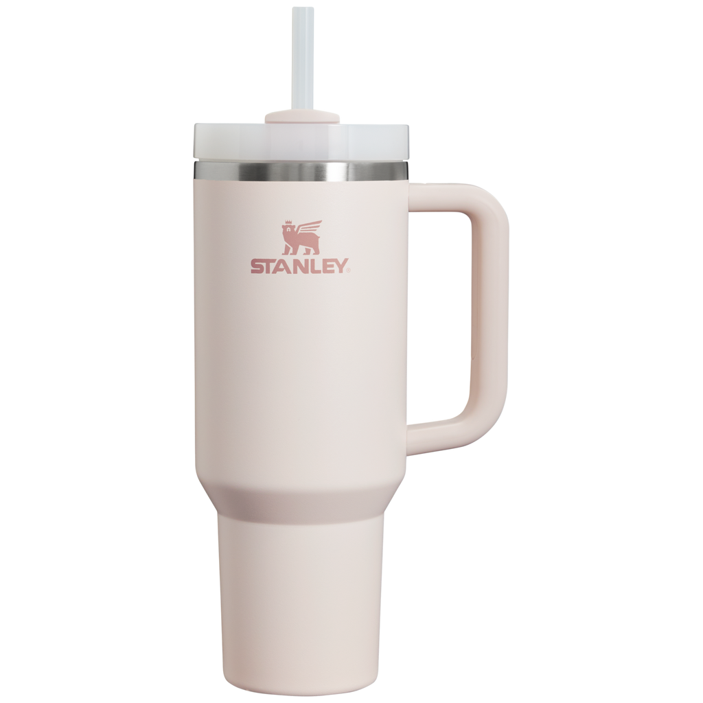 Insulated Travel The Quencher H2.0 Flowstate Tumbler D050X - 40oz Large Capacity Car-Cup Friendly Quencher - Rose Quartz 2.0