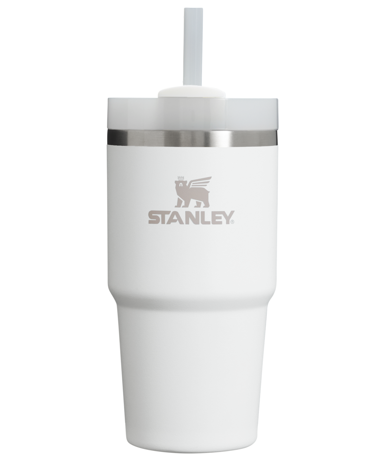 Car-Cup Friendly The Quencher H2.0 Flowstate Tumbler | Stanley Create D330L - FlowState 3-Position Lid Insulated Travel Mug - Frost
