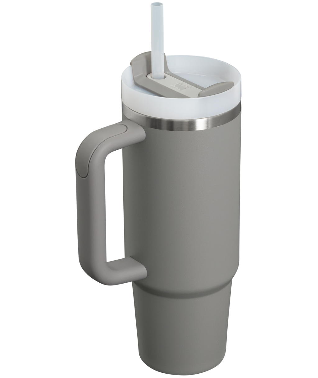 Splash-Resistant FlowState The Quencher H2.0 Flowstate Tumbler | Stanley Create D331C - 40oz Large Capacity Car-Cup Friendly Quencher Detail