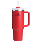 Insulated Travel The Quencher H2.0 Flowstate Tumbler D050X - 40oz Large Capacity Car-Cup Friendly Quencher - Chili Red