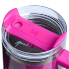 Insulated Travel The Quencher H2.O Flowstate Tumbler with Handle | Stanley Create D309N - 40oz Large Capacity Car-Cup Friendly Quencher Detail