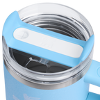 Insulated Travel The Quencher H2.O Flowstate Tumbler with Handle | Stanley Create D309N - 40oz Large Capacity Car-Cup Friendly Quencher Detail