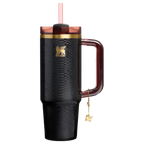 Insulated Travel The Quencher Luxe H2.0 Flowstate Tumbler D171F - FlowState 3-Position Lid Insulated Travel Mug - Black Snakeskin