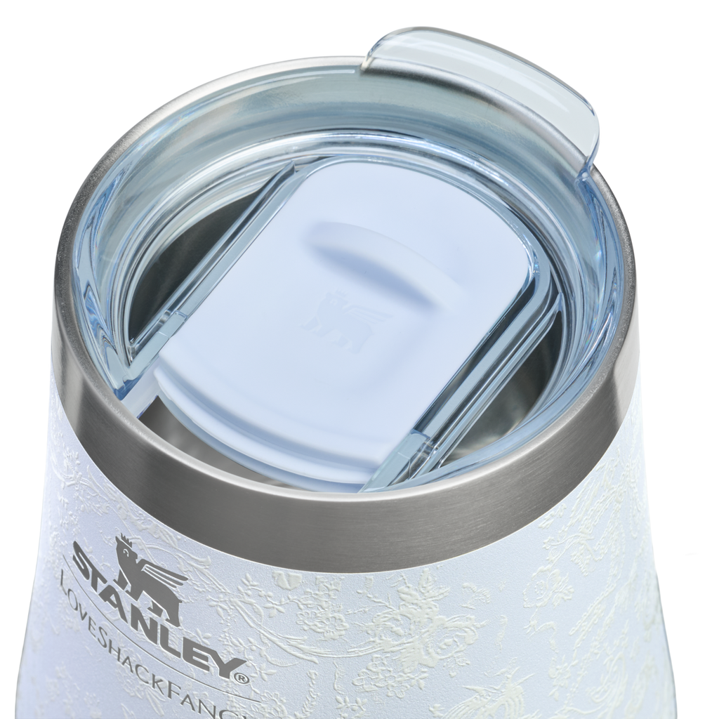 Flavor-Preserving Stanley 1913 x LoveShackFancy Holiday Reserve Wine Tumbler D204X - Reserve Collection Stainless Steel Whiskey Cup Detail