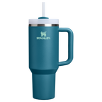 Insulated Travel The Quencher H2.0 Flowstate Tumbler D050X - 40oz Large Capacity Car-Cup Friendly Quencher - Coastal Teal