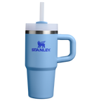 Car-Cup Friendly The Quencher H2.O Flowstate Tumbler | Stanley Create D291F - FlowState 3-Position Lid Insulated Travel Mug - Blue Sky
