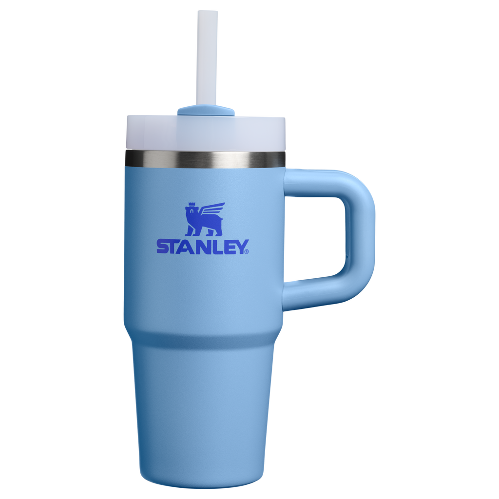 Insulated Travel The Quencher H2.O Flowstate Tumbler D068Z - Premium Stainless Steel Straw Cup for All-Day Hydration - Blue Sky