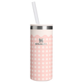 Premium All-Weather The Everyday Slim Can Cooler Cup D350R - Heavy-Duty Ice-Retention Food & Beverage Carrier - Rose Quartz Rattan