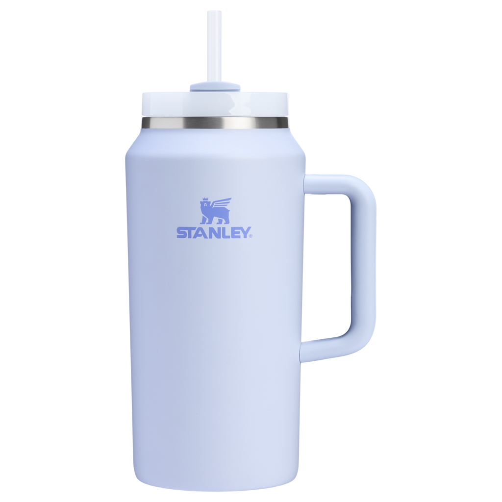 Splash-Resistant FlowState The Quencher H2.0 Flowstate Tumbler D365U - Double-Wall Vacuum Insulated Travel Tumbler with Straw - Dew Drop