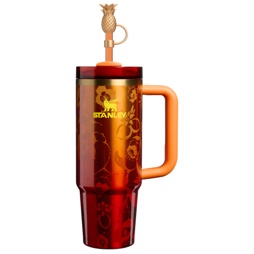 Car-Cup Friendly The Stanley 1913 x Karol G Quencher H2.0 Flowstate Tumbler D276V - Premium Stainless Steel Straw Cup for All-Day Hydration - 30oz | KAROL G FLOR