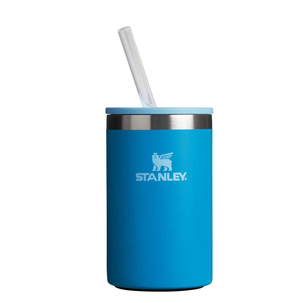 Premium All-Weather The Everyday Can Cooler Cup | Stanley Create D313H - Leak-Proof Insulated Mini Cooler Bag for Lunch - Azure