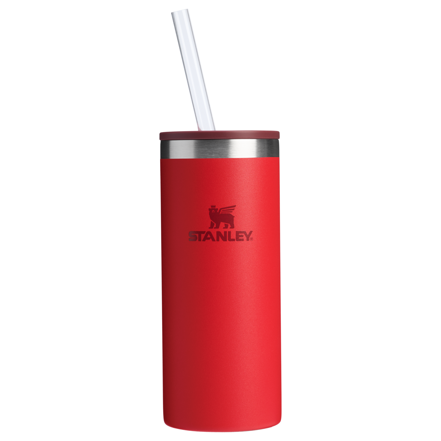 Heavy-Duty Tote The Everyday Slim Can Cooler Cup D065Q - Julienne Series Portable Picnic Chiller Tote - Chili Red