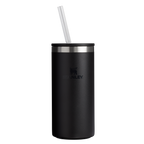 Premium All-Weather The Everyday Tall Can Cooler Cup D117J - Julienne Series Portable Picnic Chiller Tote - Black 2.0