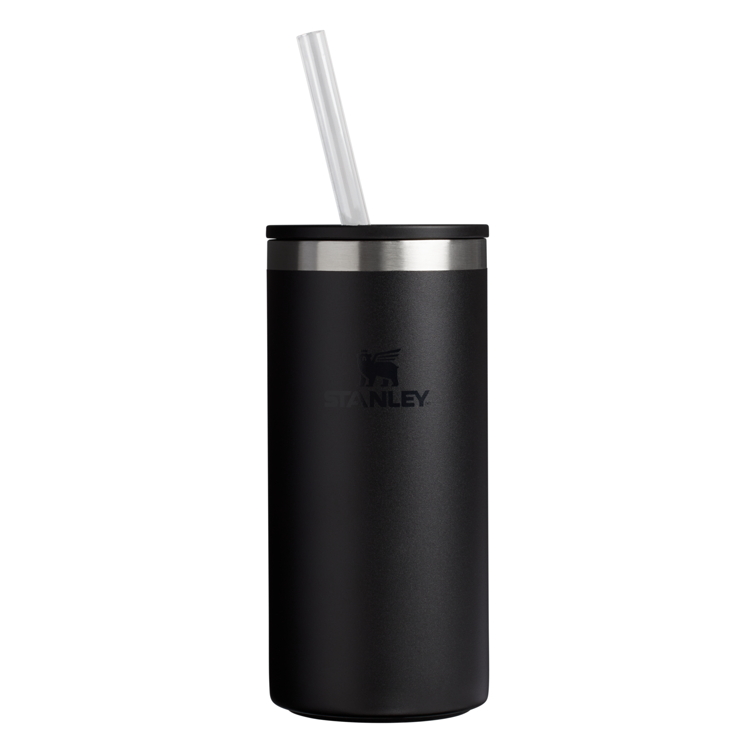 Premium All-Weather The Everyday Tall Can Cooler Cup D117J - Julienne Series Portable Picnic Chiller Tote - Black 2.0