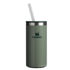 Premium All-Weather The Everyday Tall Can Cooler Cup D117J - Julienne Series Portable Picnic Chiller Tote - Hammertone Green