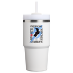 Double-Wall Vacuum The Quencher H2.0 Flowstate Tumbler D341T - 40oz Large Capacity Car-Cup Friendly Quencher - Tournament White