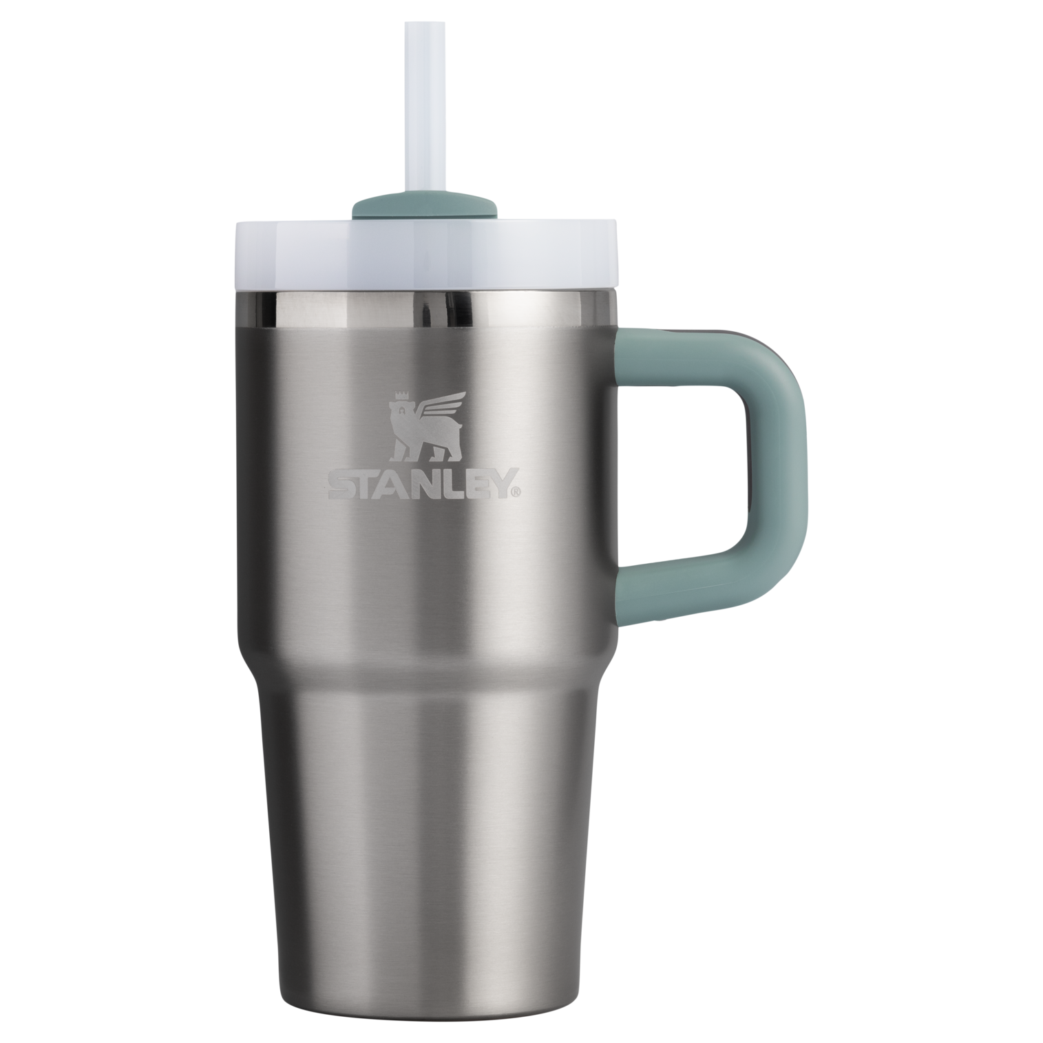 Insulated Travel The Quencher H2.O Flowstate Tumbler with Handle | Stanley Create D309N - 40oz Large Capacity Car-Cup Friendly Quencher Detail