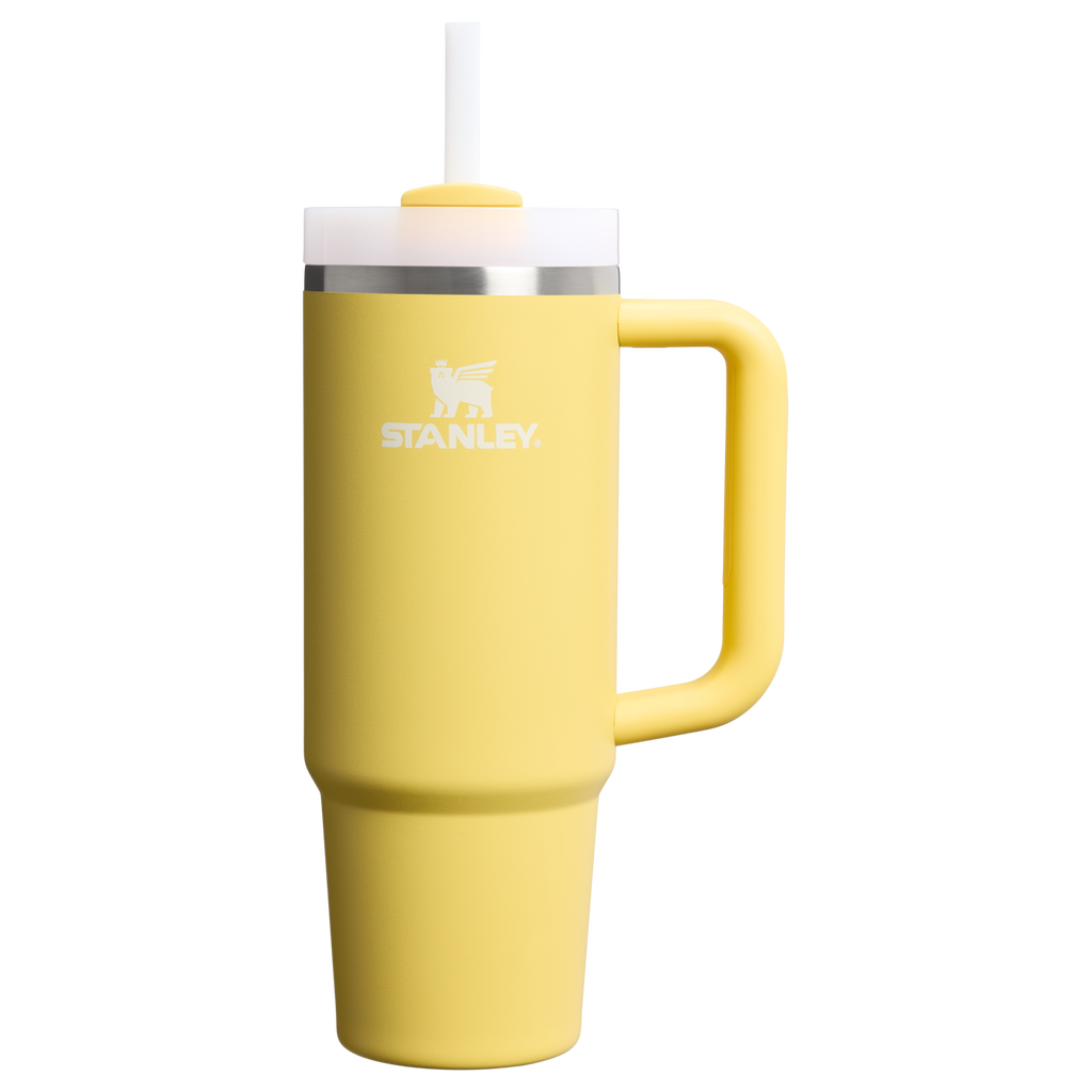 Double-Wall Vacuum The Quencher H2.0 Flowstate Tumbler D051L - 40oz Large Capacity Car-Cup Friendly Quencher - Daffodil