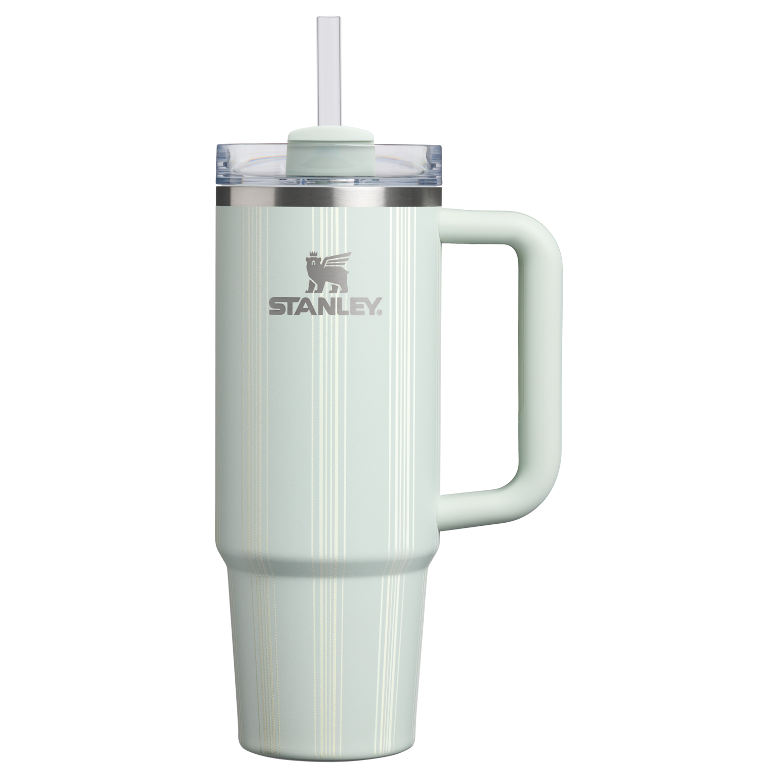 Car-Cup Friendly The Quencher H2.0 Flowstate Tumbler D343V - Double-Wall Vacuum Insulated Travel Tumbler with Straw - Mist Picnic Stripe