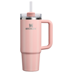Car-Cup Friendly The Quencher H2.0 Flowstate Tumbler D343V - Double-Wall Vacuum Insulated Travel Tumbler with Straw - Peach Rose Picnic Stripe