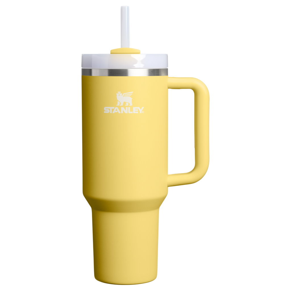 Insulated Travel The Quencher H2.0 Flowstate Tumbler D050X - 40oz Large Capacity Car-Cup Friendly Quencher - Daffodil