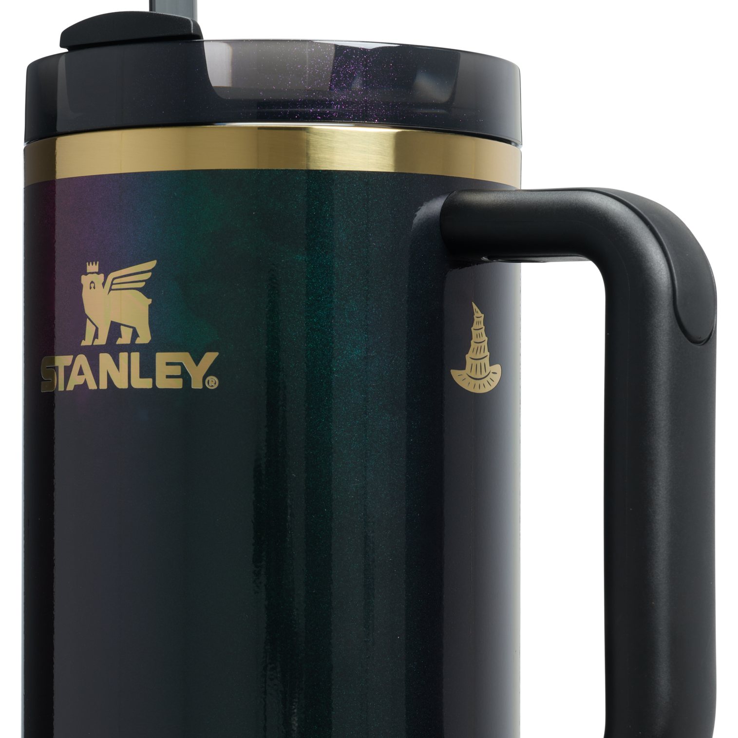 Splash-Resistant FlowState The Wicked for Good Quencher H2.0 Flowstate Tumbler D245R - FlowState 3-Position Lid Insulated Travel Mug Detail