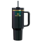 Splash-Resistant FlowState The Wicked for Good Quencher H2.0 Flowstate Tumbler D245R - FlowState 3-Position Lid Insulated Travel Mug - Elphaba For Good
