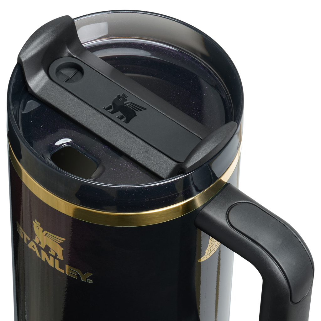 Splash-Resistant FlowState The Wicked for Good Quencher H2.0 Flowstate Tumbler D245R - FlowState 3-Position Lid Insulated Travel Mug Detail