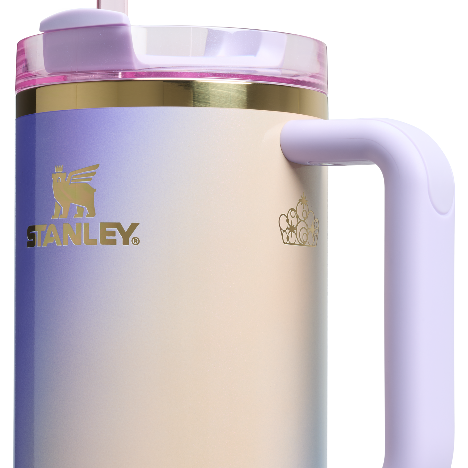 Splash-Resistant FlowState The Wicked for Good Quencher H2.0 Flowstate Tumbler D245R - FlowState 3-Position Lid Insulated Travel Mug Detail